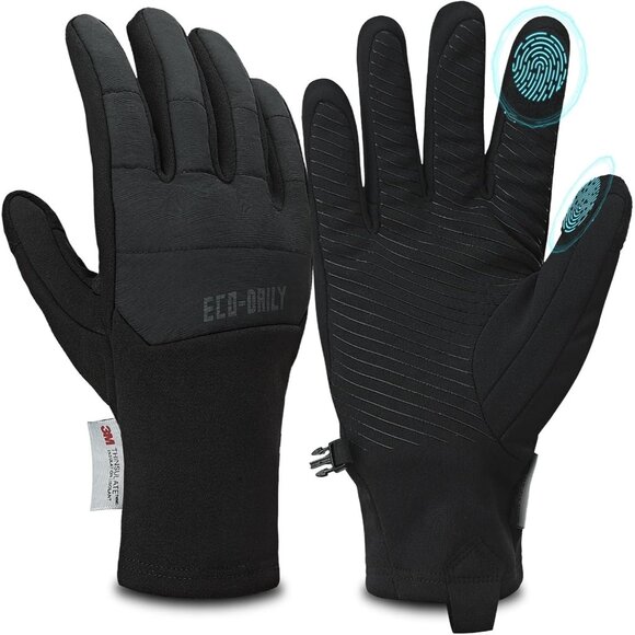 ⚡Eco daily Touchscreen Gloves Windproof Non Slip Grip Lightweight Winter Driv - Picture 1 of 7